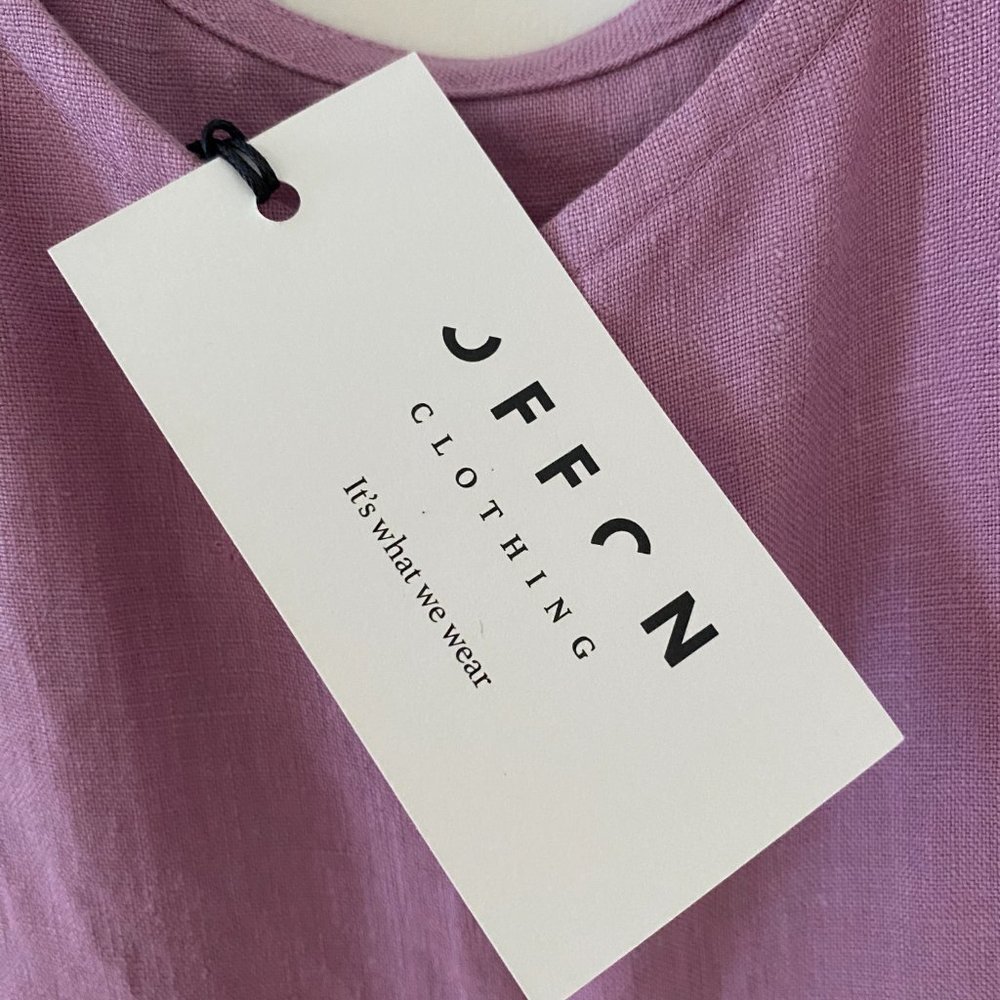 Lilac OffOn Linen Extra Small Dress - Picture 4 of 6